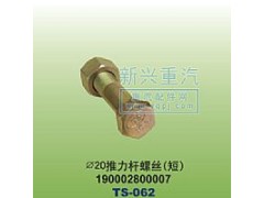 190002800007,￠20推力杆螺丝短,晋江新兴螺丝有限公司