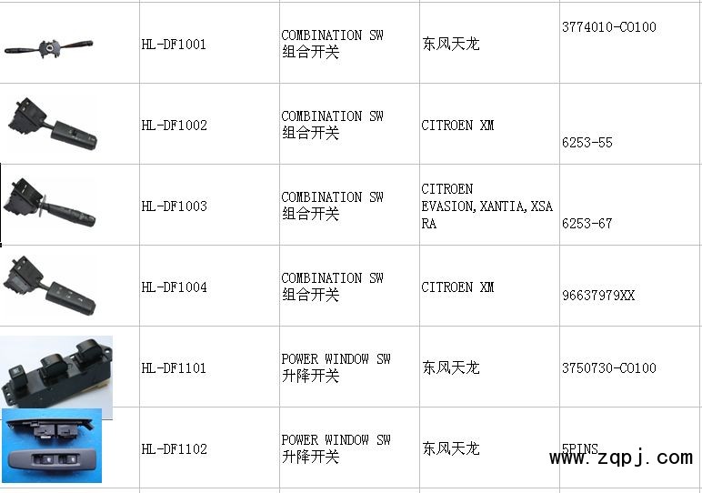 3750730-CO100,东风组合,乐清市活力汽车电气有限公司