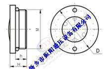 009,圆形油标（金属外壳）,河南新乡市振阳液压设备有限公司