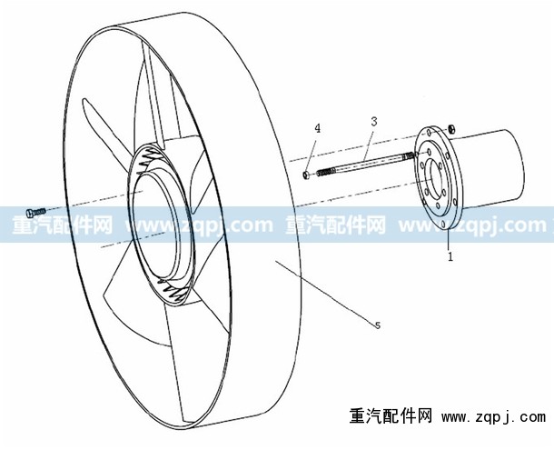 VG2600060446,环形风扇,济南驰纳重型汽车进出口贸易有限公司