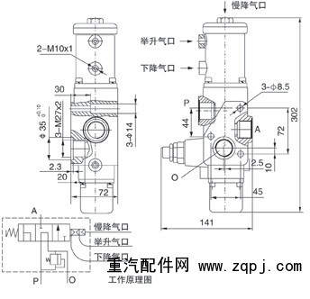 33mqk-e20l慢降气控换向阀