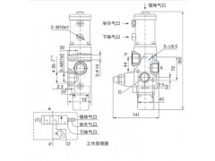 33MQK-E20L,慢降气控换向阀,潍坊山特液压机械有限公司