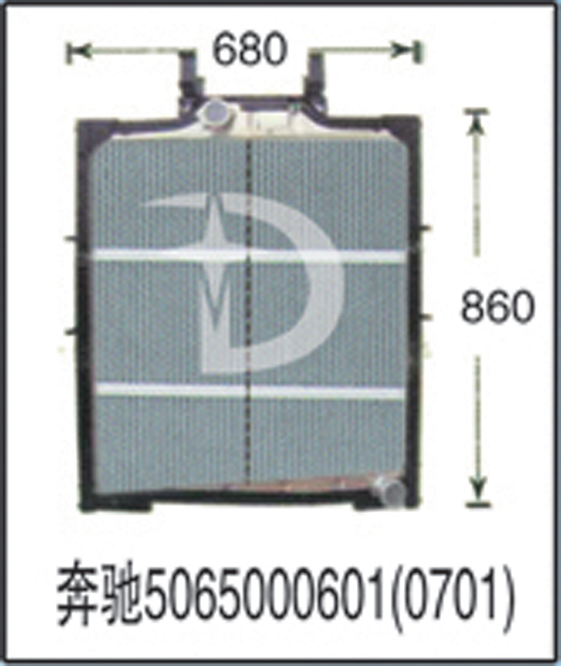 奔驰5065000601（0701）,散热器,济南鼎鑫汽车散热器有限公司