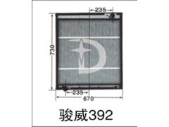 骏威392,散热器,济南鼎鑫汽车散热器有限公司