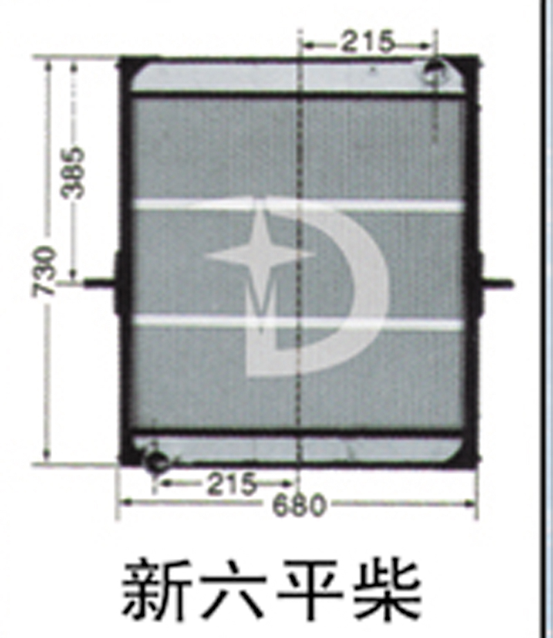 新六平柴,散热器,济南鼎鑫汽车散热器有限公司