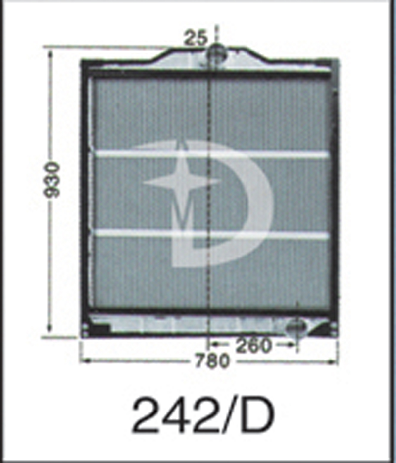 242/D,散热器,济南鼎鑫汽车散热器有限公司