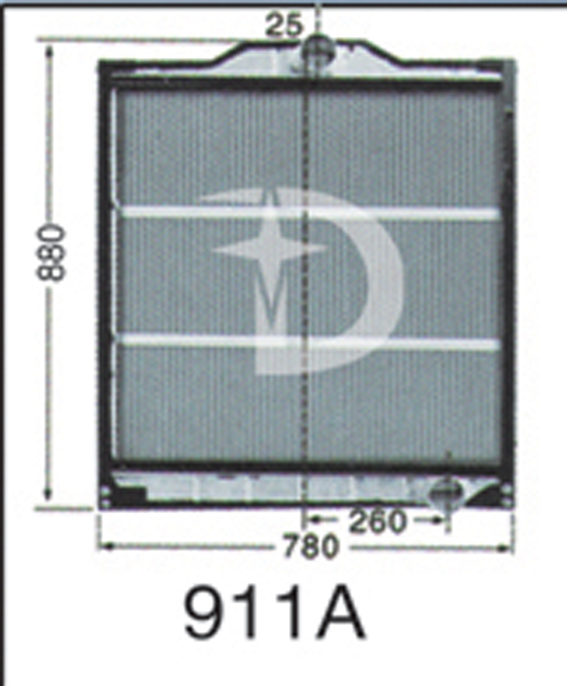 911A,散热器,济南鼎鑫汽车散热器有限公司