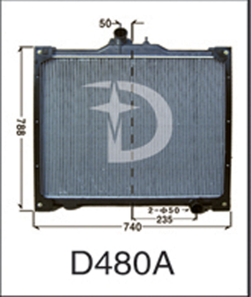 D480A,散热器,济南鼎鑫汽车散热器有限公司