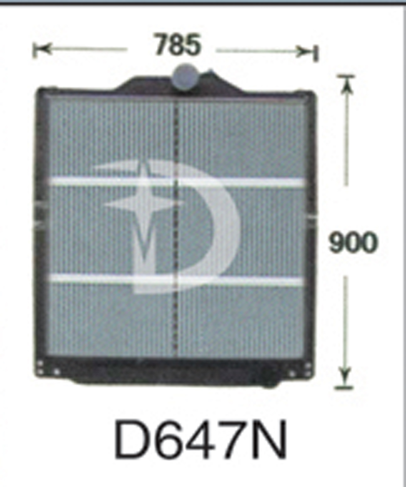 D647N,散热器,济南鼎鑫汽车散热器有限公司