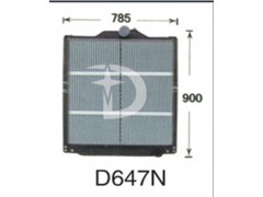 D647N,散热器,济南鼎鑫汽车散热器有限公司