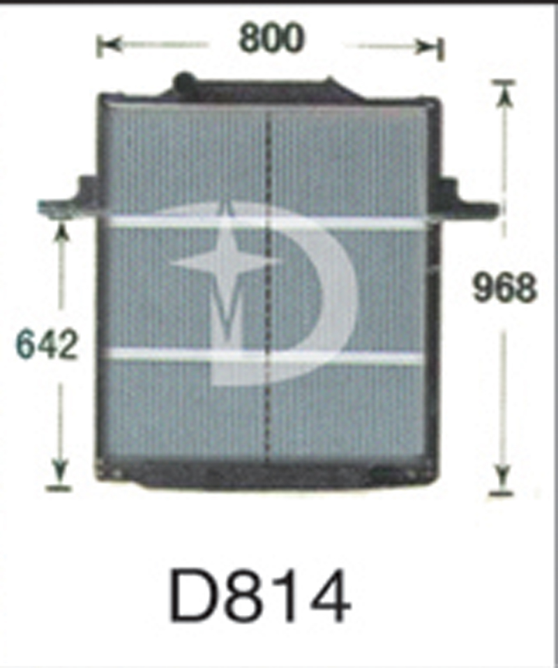 D814,散热器,济南鼎鑫汽车散热器有限公司