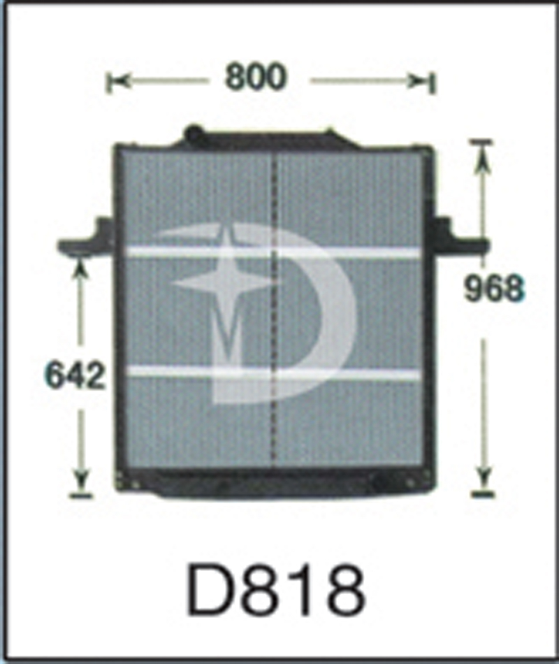 D818,散热器,济南鼎鑫汽车散热器有限公司