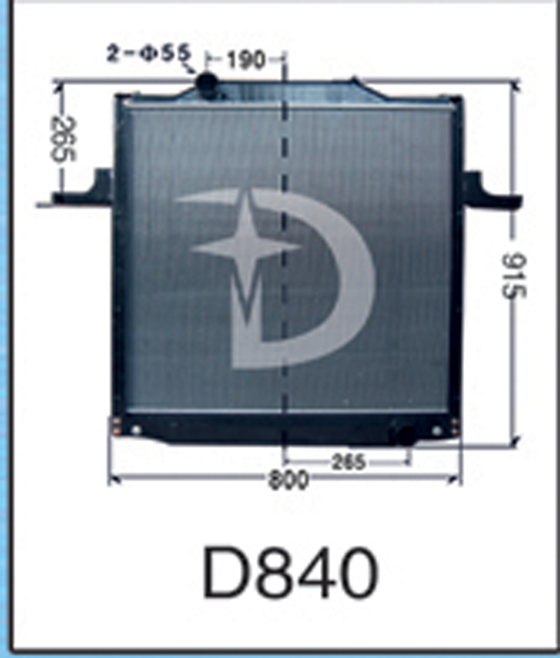 D840,散热器,济南鼎鑫汽车散热器有限公司