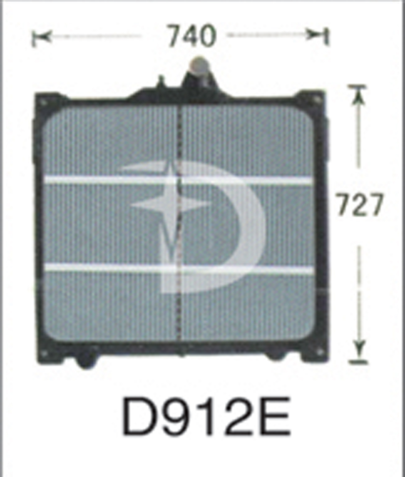 D912E,散热器,济南鼎鑫汽车散热器有限公司