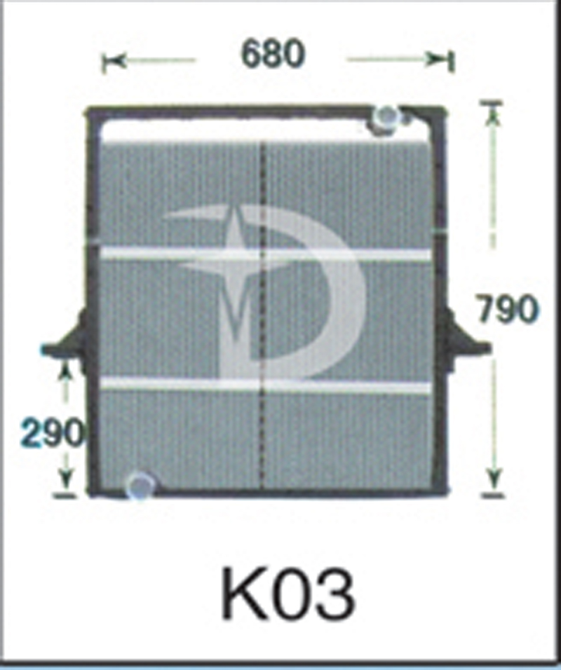 K03,散热器,济南鼎鑫汽车散热器有限公司