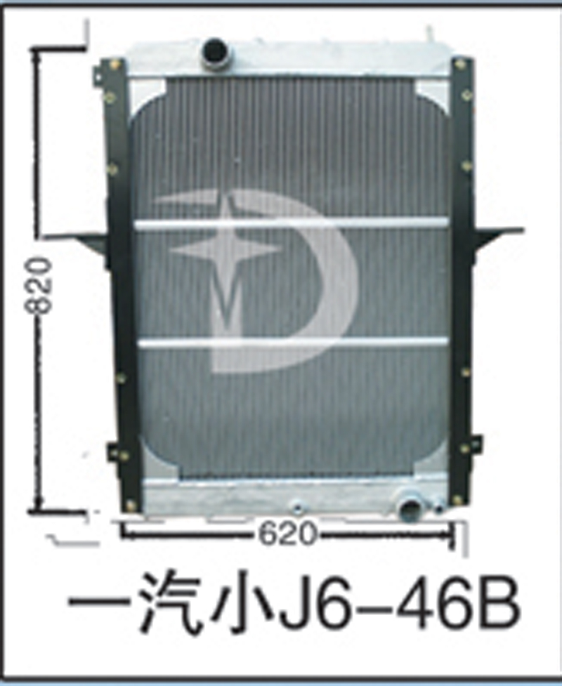 一汽小J6-46B,散热器,济南鼎鑫汽车散热器有限公司