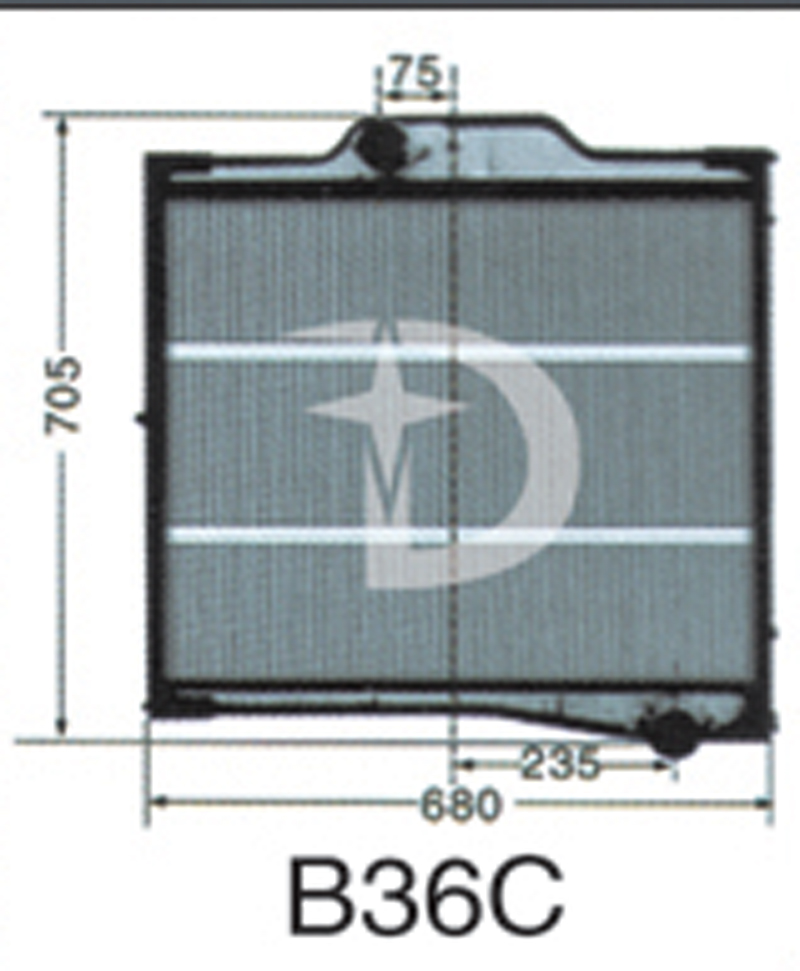 B36C,散热器,济南鼎鑫汽车散热器有限公司