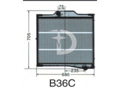 B36C,散热器,济南鼎鑫汽车散热器有限公司