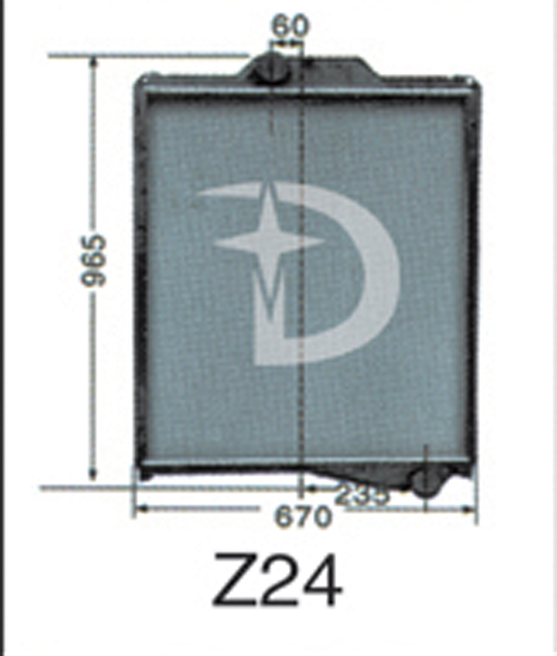 Z24,散热器,济南鼎鑫汽车散热器有限公司