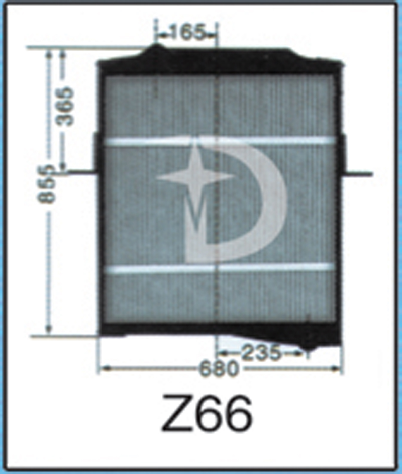 Z66,散热器,济南鼎鑫汽车散热器有限公司