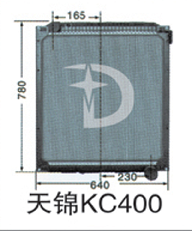 天锦KC400,散热器,济南鼎鑫汽车散热器有限公司