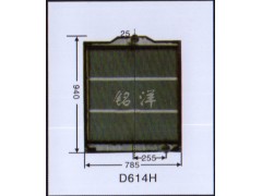 ,水箱  D614H,济南铭洋汽车散热器有限公司