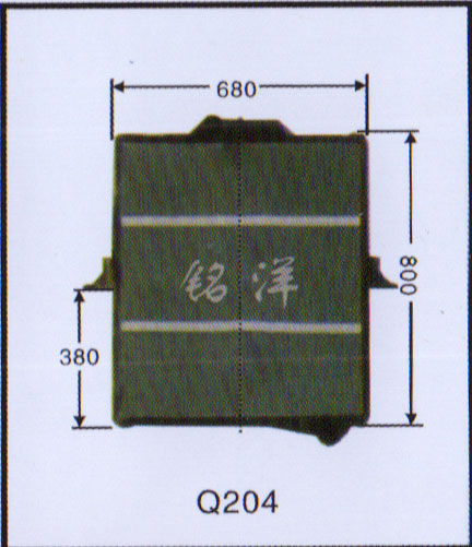 ,水箱  Q204,济南铭洋汽车散热器有限公司