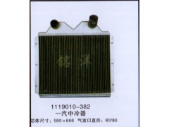 ,中冷器 1119010-382,济南铭洋汽车散热器有限公司