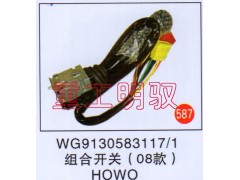 WG9130583117,组合开关（08款）,山东陆安明驭汽车零部件有限公司