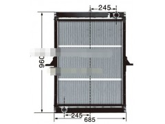 H113002002A0,散热器总成,特奇瑞达汽车冷却系统（济南）有限公司