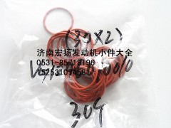 VG1246070010,D12机油冷却器芯密封圈,济南耀顺汽车配件有限公司（重汽、潍柴发动机小件专卖）