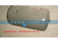 WG9000360705,储气筒总成Φ275、30L(VOSS),济南信兴汽车配件贸易有限公司