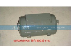 WG9000360708,储气筒总成5+5L(VOSS),济南信兴汽车配件贸易有限公司