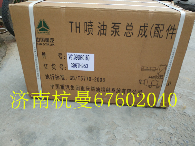 VG1096080160,高压油泵,济南杭曼汽车配件有限公司
