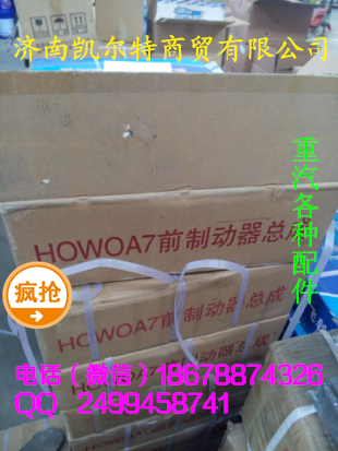 豪沃A7 前制动器总成/WG9100443050