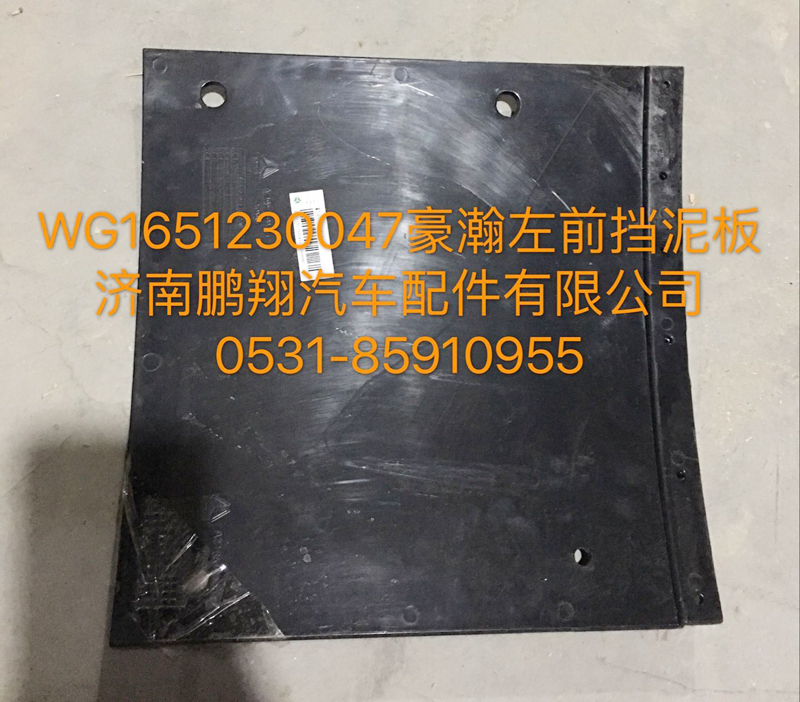 WG1651230047,豪瀚前挡泥皮,济南鹏翔汽车配件有限公司