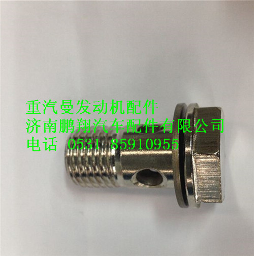 200V98150-0175,中国重汽MC11发动机空心螺栓,济南鹏翔汽车配件有限公司