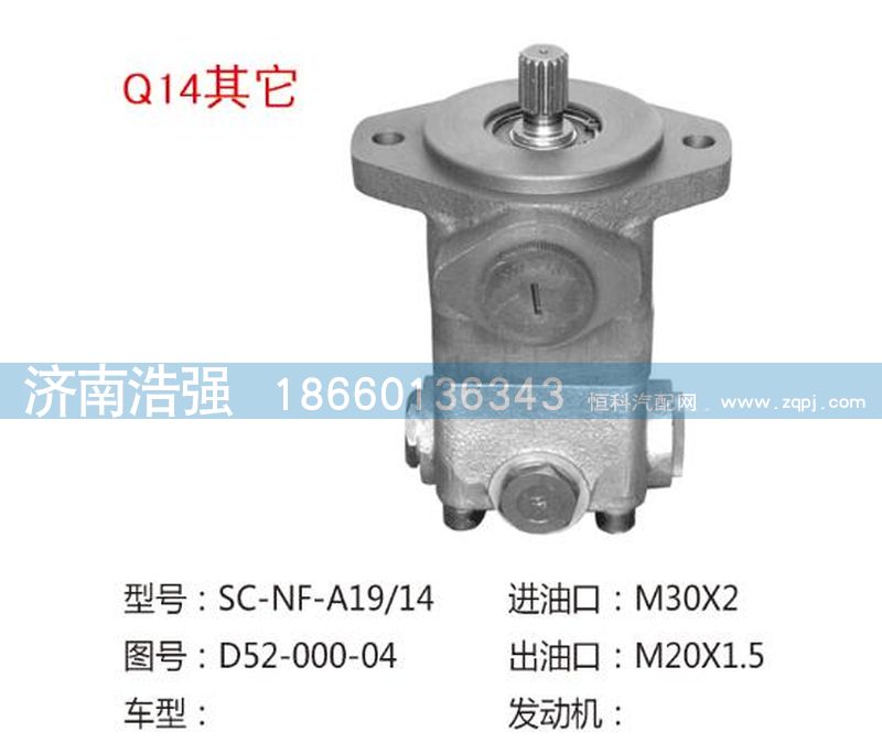 D52-000-04,其他转向助力泵，转向泵,济南浩强助力泵发展有限公司