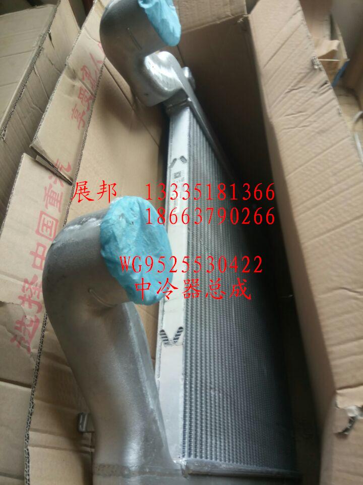 WG9525530422,中冷器总成,济南冠泽卡车配件营销中心