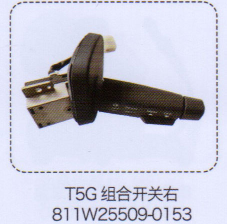 811W25509-0153,T5G组合开关右,济南泉信汽配