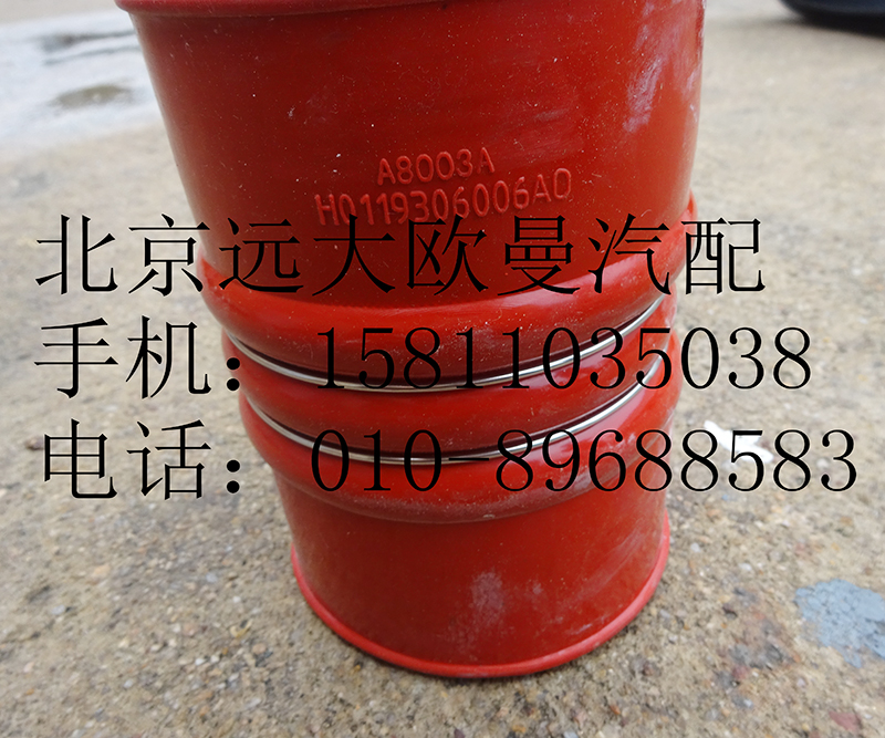 H0119306006A0,连接软管(Φ100),北京远大欧曼汽车配件有限公司