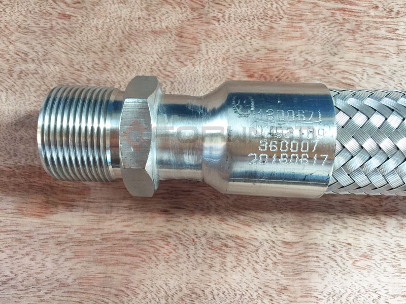 DZ9X259360013,Stainless steel metal hose,济南向前汽车配件有限公司