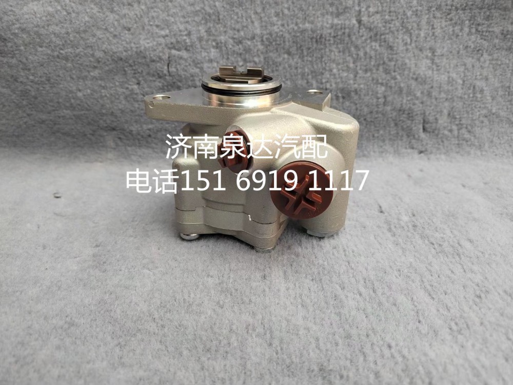 上汽红岩杰狮新金刚上菲红发动机转向助力泵液压油泵/3406-850039