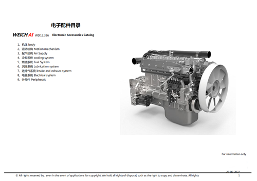 WD12    WP12,Electronic Accessories Catalog,济南向前汽车配件有限公司