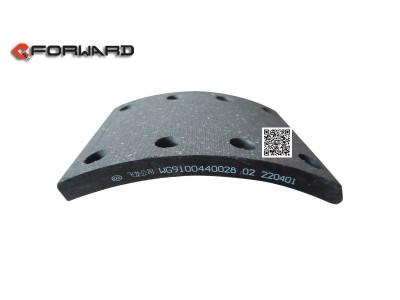 WG9100440028,brake pads,济南向前汽车配件有限公司