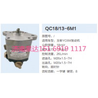 玉柴YC6M发动机齿轮泵转向泵液压泵助力泵