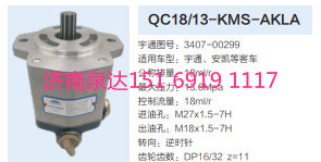 QC18/13-A3008,动力转向齿轮泵,济南泉达汽配有限公司