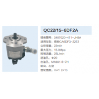 锡柴CA6DF3-22E3发动机转向齿轮泵转向泵助力泵