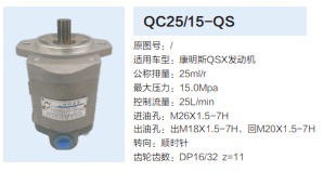 QC25/15-QS,转向助力泵,济南泉达汽配有限公司