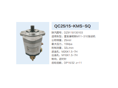 DZ9118130103,转向助力泵,济南泉达汽配有限公司